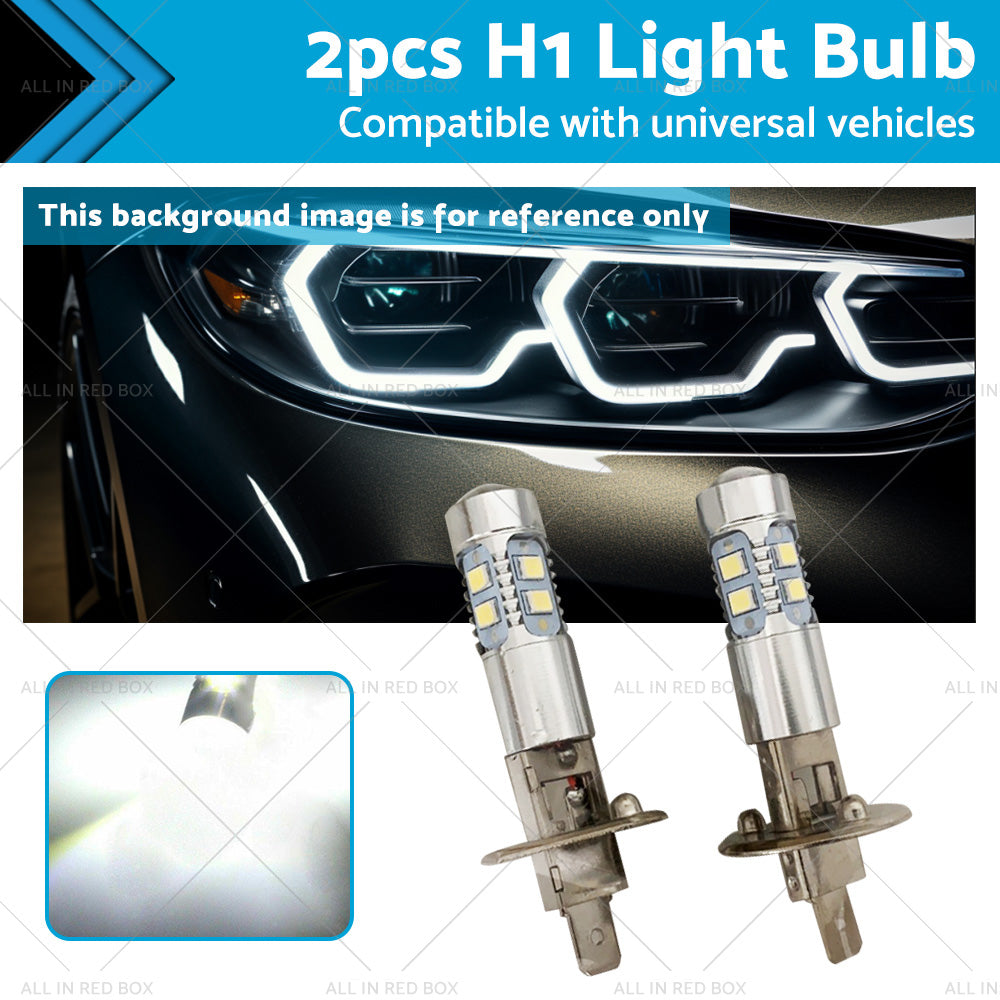 2PCS H1 LED Headlight Bulb CREE XBD Fog Driving Light Car UTE 4WD Lamp Globe