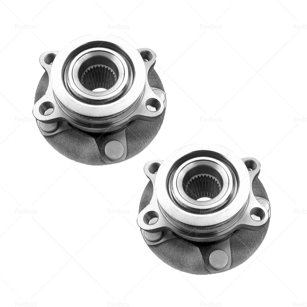 2PCS Front Wheel Bearing Hub Fits For Nissan X-Trail T31 2.5L P  4WD ABS 07-14