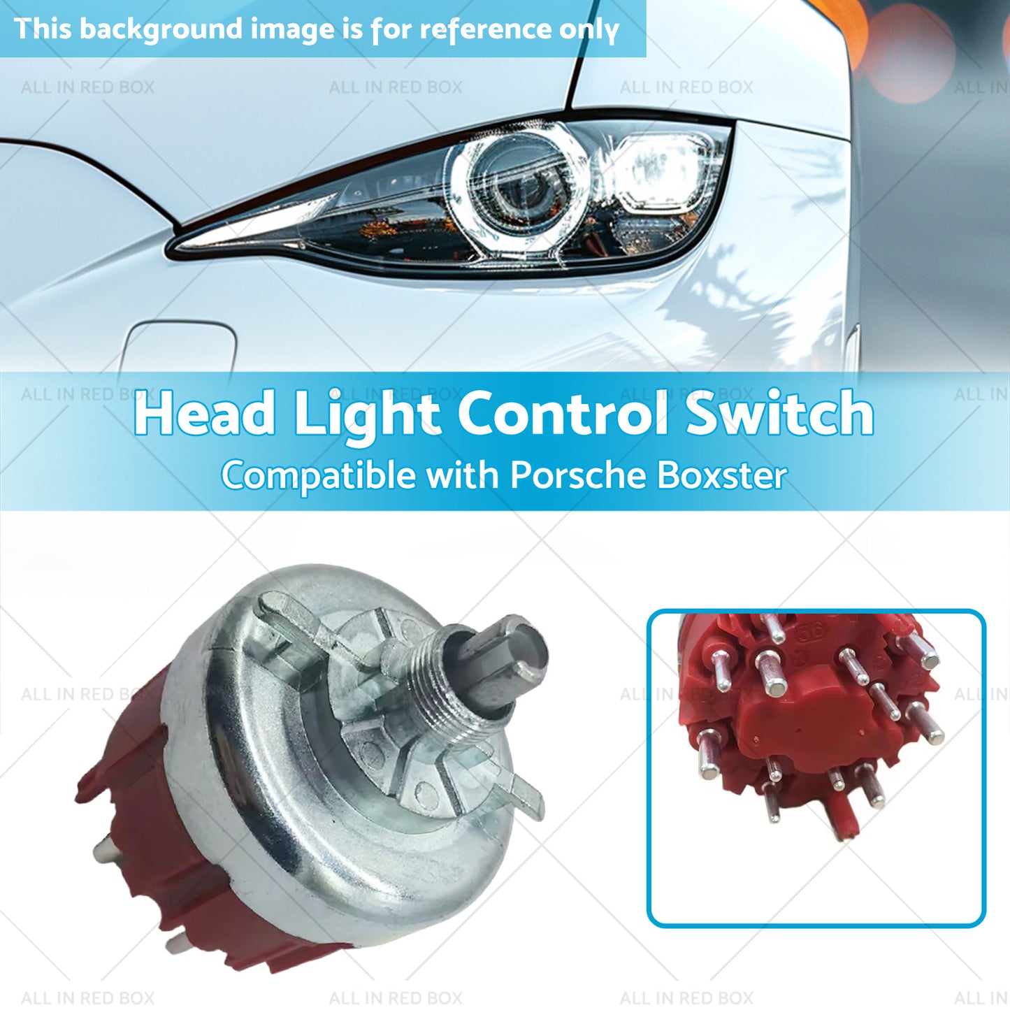 Head Light Control Switch Suitable for 97-04 Porsche Boxster Porsche 911 99-05