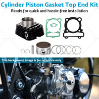 Cylinder Piston Gasket Top End Kit Suitable For Yamaha Big Bear 350 2x4 4x4