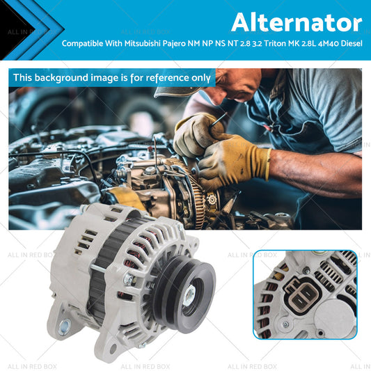 Alternator Suitable For Mitsubishi Triton MK ML 4M40 4M41 2.8 3.2L Turbo 96-06