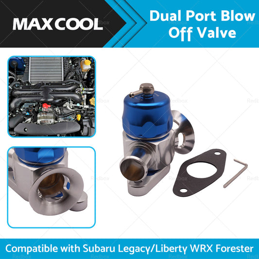 Dual Port Blow Off Valve BOV Suitable for Subaru Legacy Liberty WRX Forester XT