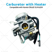 Motorcycle Carburetor with Heater Suitable for Honda CB125E CB125 E GLH125SH AU