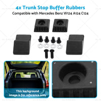 4x Trunk Stop Buffer Rubbers Suitablefor Mercedes Benz W124 A124 C124 1247580044