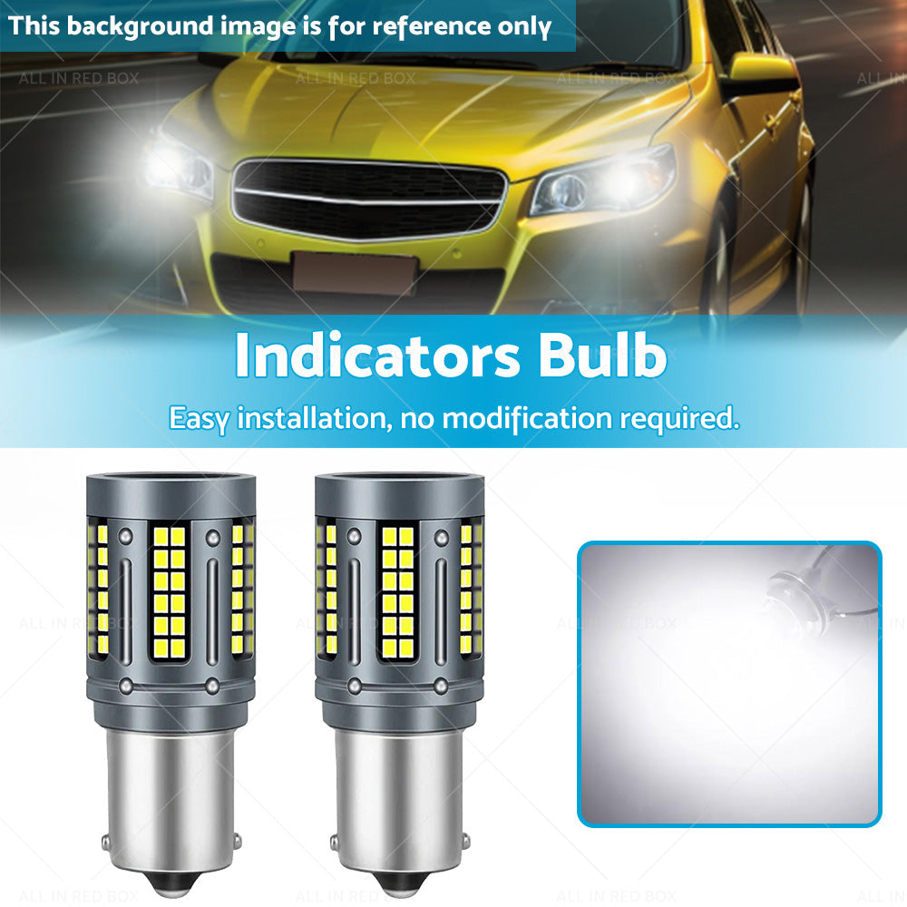 {{ LED White Rear Reverse Bulbs BA15s Suitable For Holden Commodore VT VX VY VZ VE }} - Buy Car Parts Online at {{ Kaka Auto Parts }}.