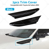 {{ Black Car Side Fender Fin Vent Trim Suitable For Toyota 86 Subaru BRZ 2012-2020 }} - Buy Car Parts Online at {{ Kaka Auto Parts }}.
