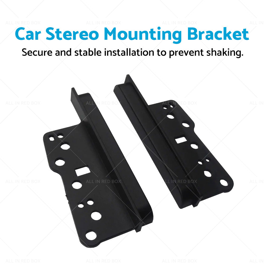 Car Stereo Side Trims Brackets 2Din Double Fascia Facia Dash Suitable For Toyota