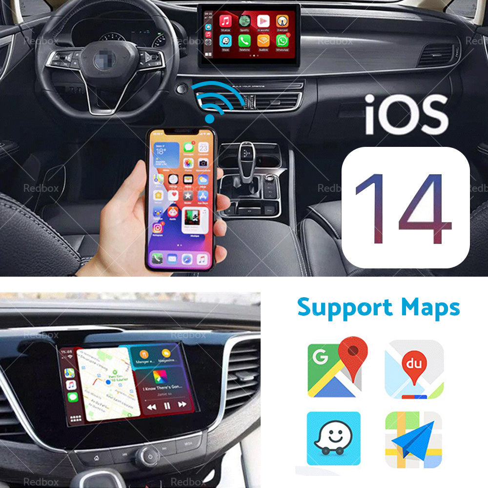 Smart 5G Wifi Carplay Dongle Wired to Wireless Car play USB Adapter Mirror link