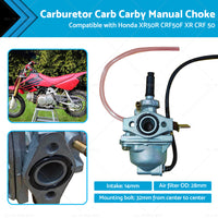 PZ14mm 32mm Carburetor Carb Carby Manual Choke Suitable For Honda XR50R CRF50F