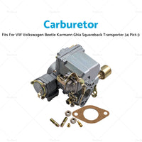 Carburetor Carby 12V Electric Choke Fits For VW Volkswagen 34 Pict-3 113129031K