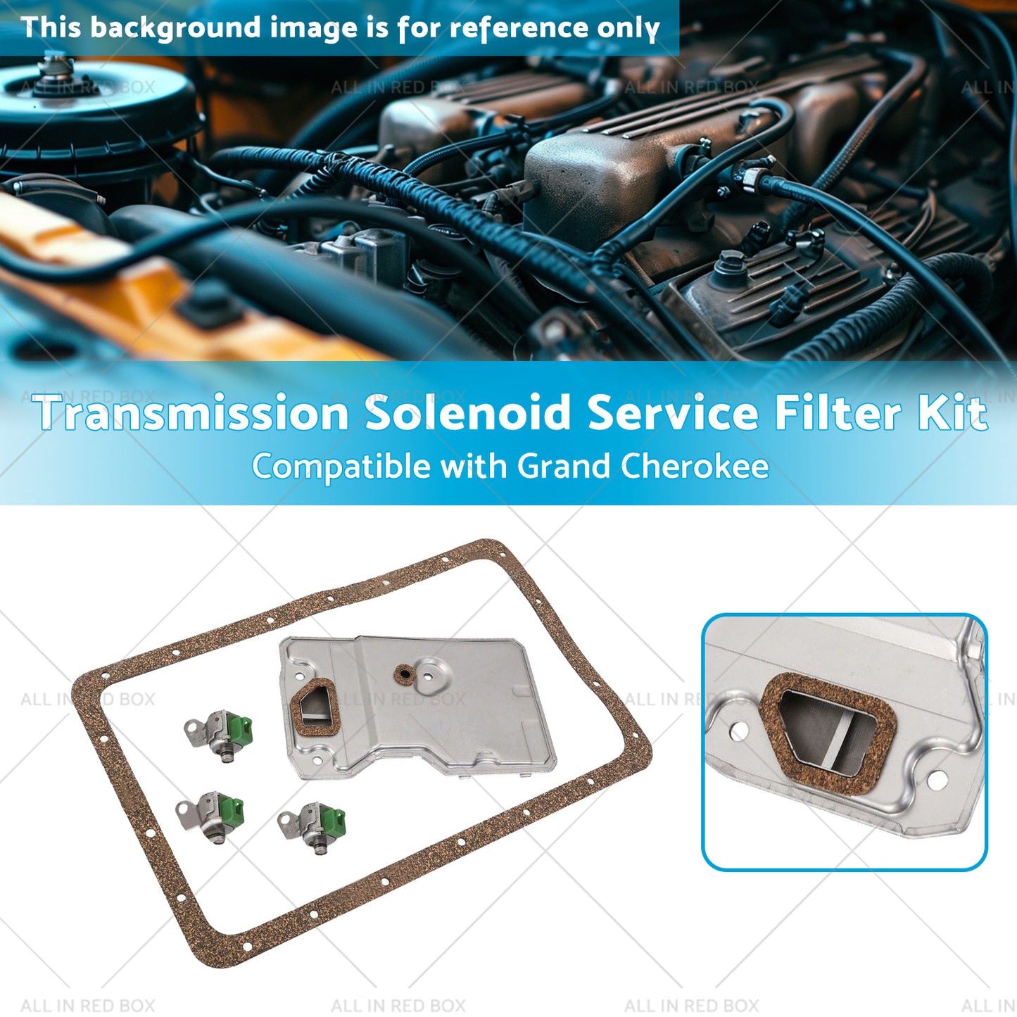 Transmission Solenoid Service Filter Kit Suitable for Jeep A340 AW4 4. 0 87-01