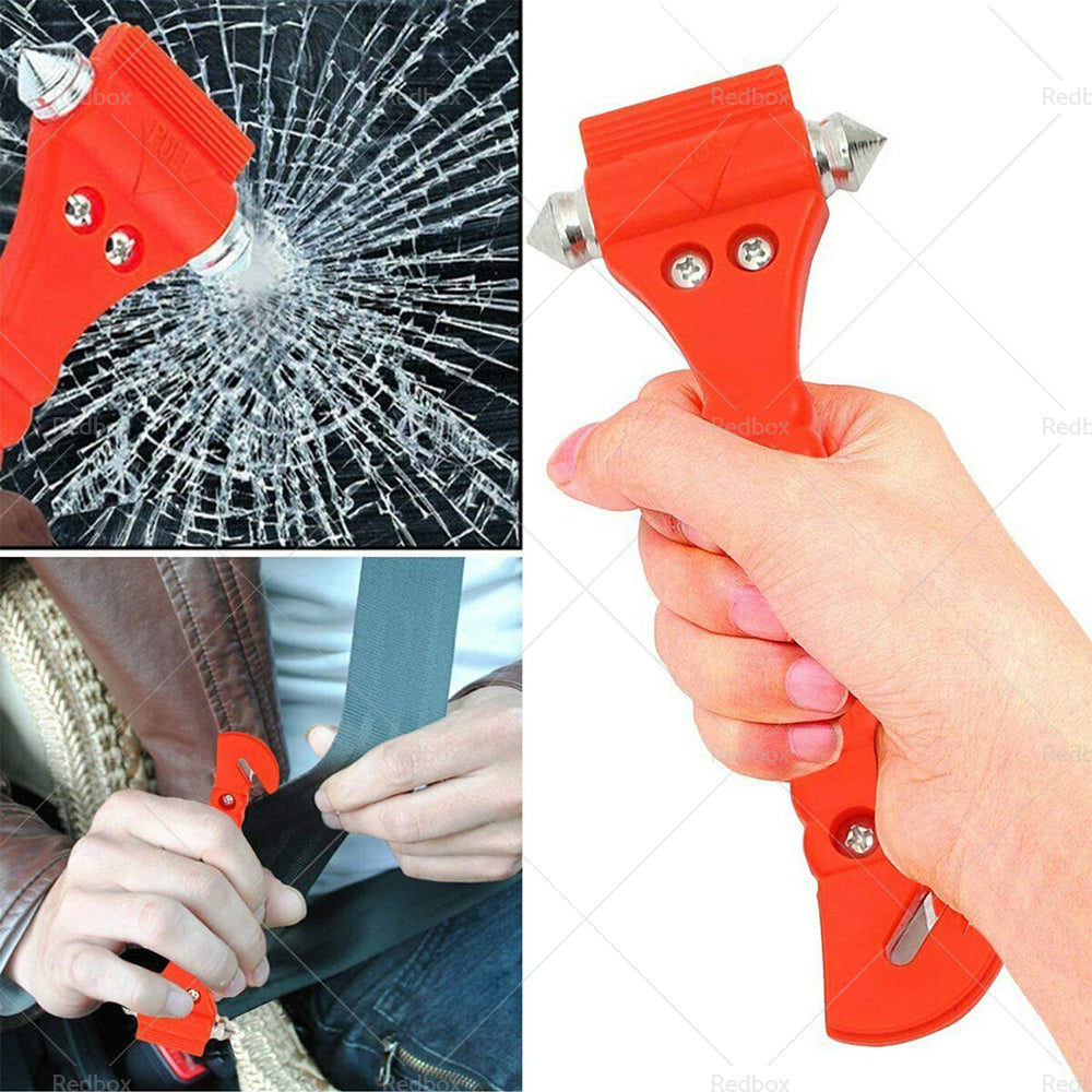 {{ Car Emergency Hammer Window Glass Breaker Seat Belt Cutter Safety Escape Tool }} - Buy Car Parts Online at {{ Kaka Auto Parts }}.