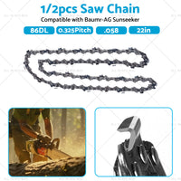 22  Chainsaw Chain 22inch 0. 325 . 058 86DL Suitable for Baumr-AG Sunseeker