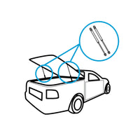 {{ Gas Struts lift Hard Lid Cover 725mm Fit For Holden Commodore VU VY VZ UTE }} - Buy Car Parts Online at {{ Kaka Auto Parts }}.