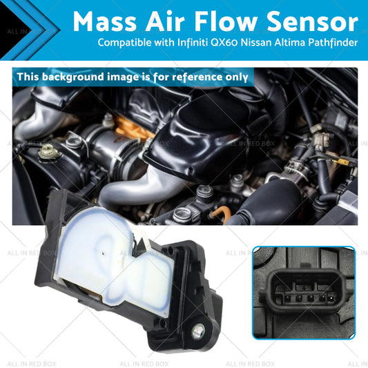 MAF Mass Air Flow Sensor 22680-5RB0A Suitable for Nissan Altima Infiniti QX60