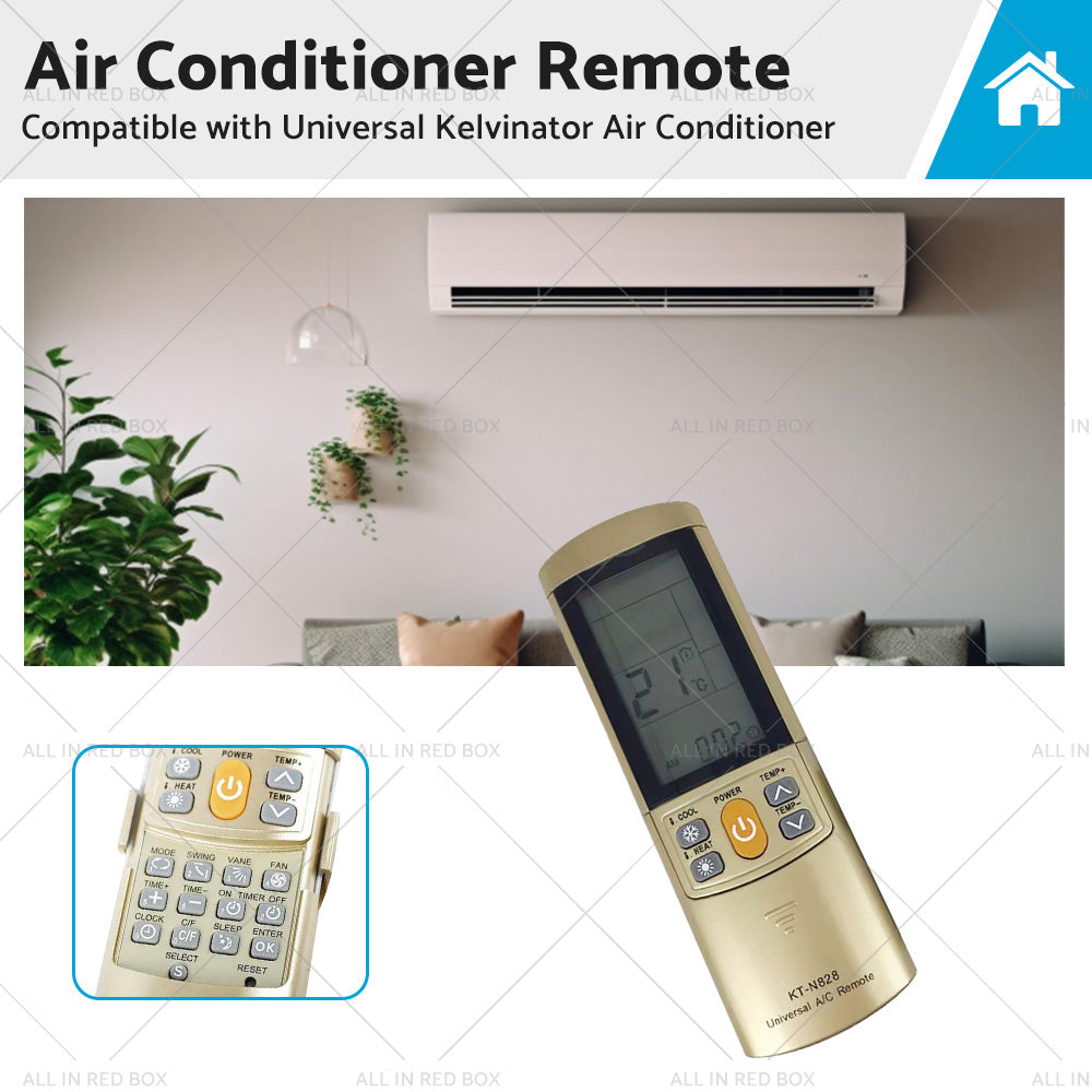 {{ Universal Replacement Suitable for Kelvinator Air Conditioner Remote Control }} - Buy Car Parts Online at {{ Kaka Auto Parts }}.