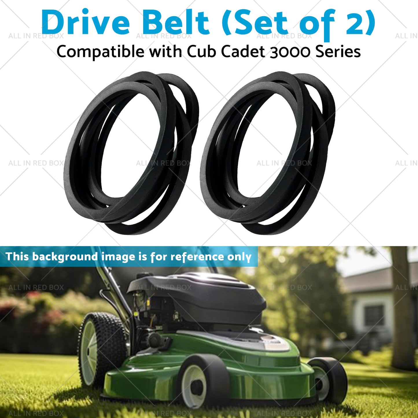 2x Belt Suitable for Cub Cadet 3000 series 7543084 7543084-A 754-3084 754-3084-A