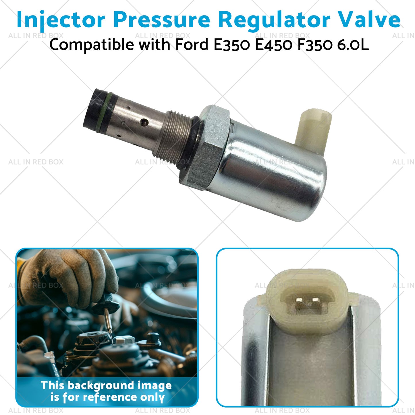 Injector Pressure Regulator Valve Suitable for 03-10 Ford E350 E450 F350 6. 0L