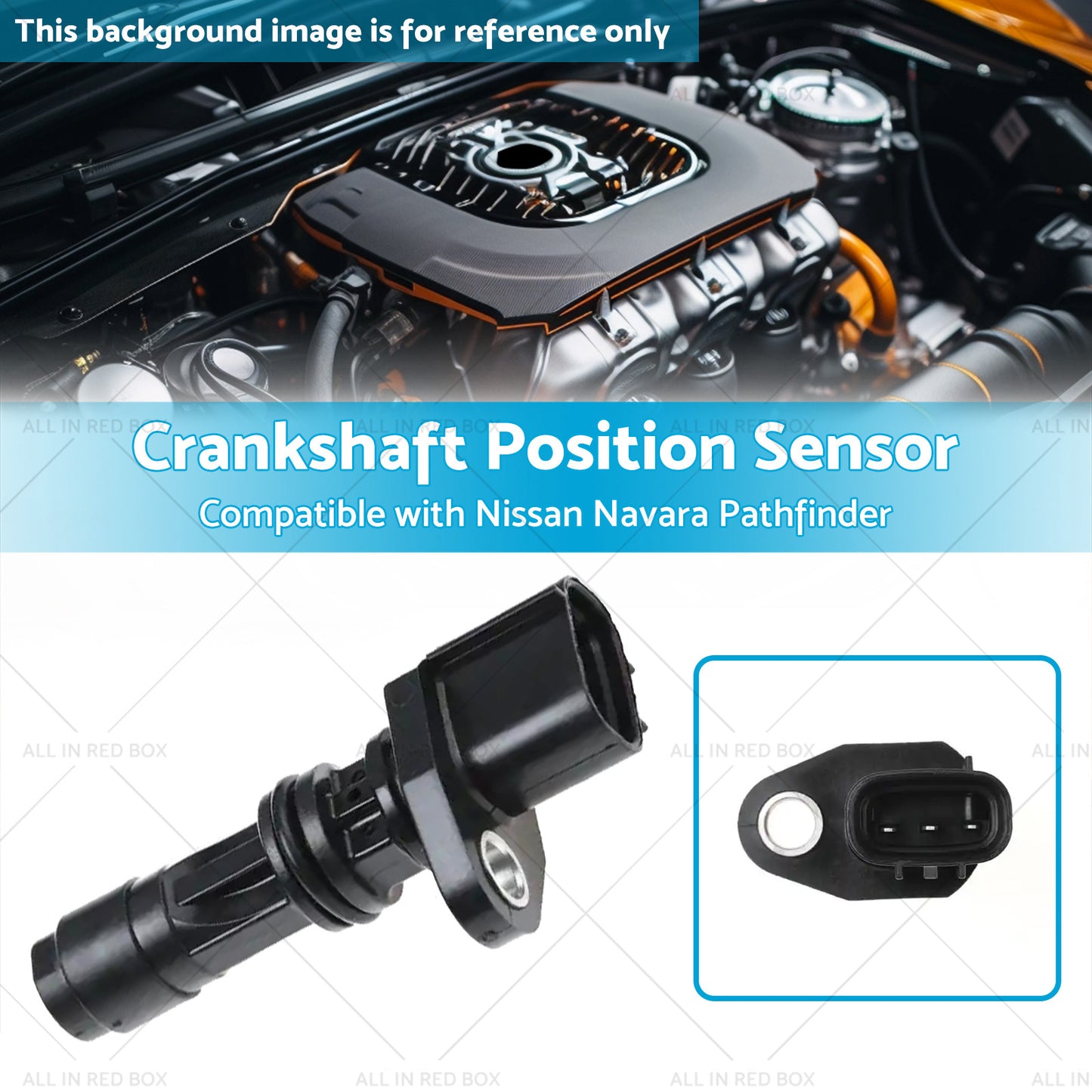Crankshaft Position Sensor Suitable For Nissan Navara D40 Pathfinder R51 2. 5L